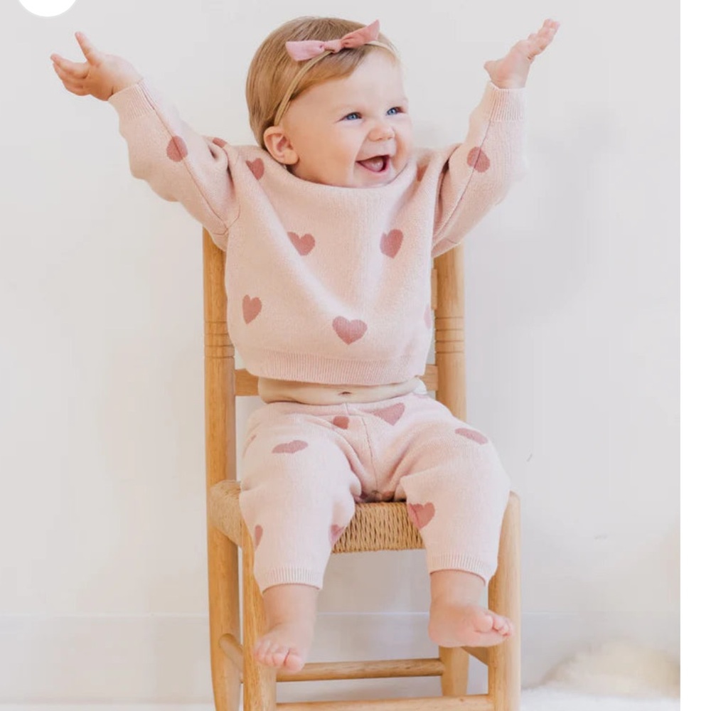 Quincy Mae organic cotton sweater set